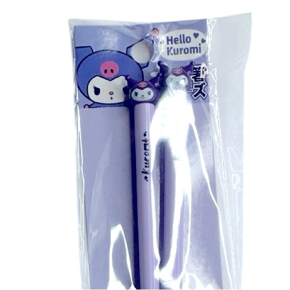 Sanrio Kuromi Themed Chopsticks Set - Picture 2 of 5